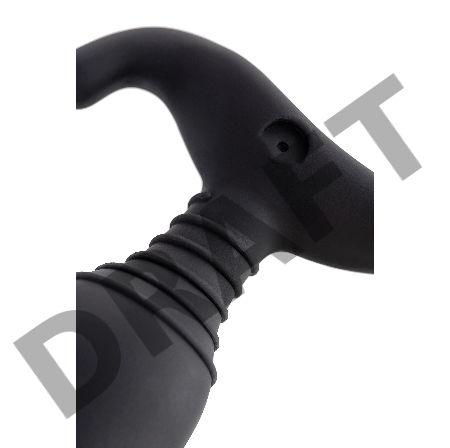 Анальная втулка LOVENSE Hush (S), силикон, черная, 12,1 см