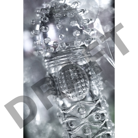 Насадка на палец A-Toys Hicks, TPE, прозрачный 8,5 см