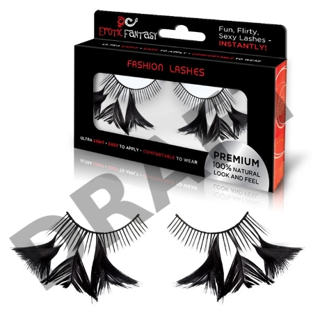 Накладные черные ресницы с перышками Flirty Feathers