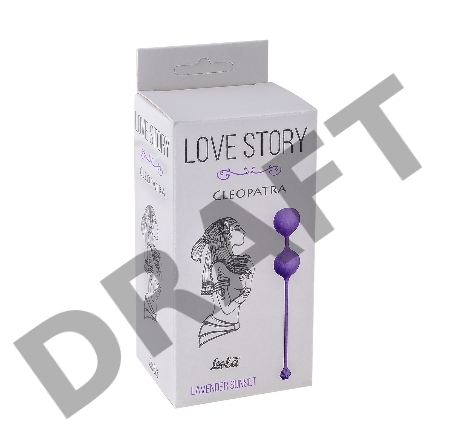 Сиреневые вагинальные шарики Cleopatra Lavender Sunset