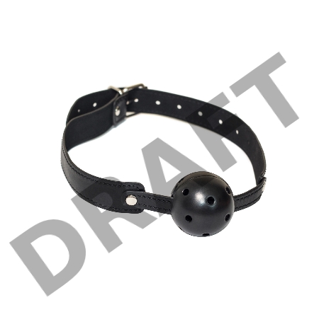 Черный кляп-шарик Joyride