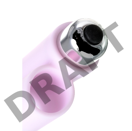 Вибронасадка на палец JOS NOVA для анальной стимуляции, силикон, розовая, 9 см