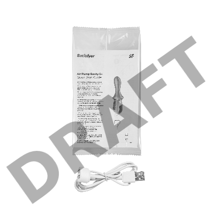 Нереалистичный вибратор Satisfyer Air Pump Booty 5, силикон, розовый, 15 см.