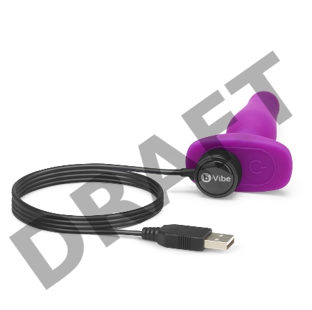 Анальная вибропробка NOVICE REMOTE CONTROL PLUG FUCHSIA - 10,2 см.