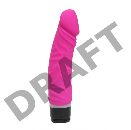 Розовый силиконовый вибратор-реалистик с 7 режимами вибрации - 19,5 см.