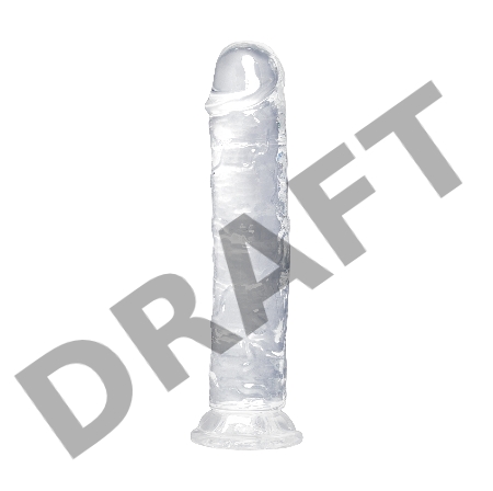 Фаллоимитатор A-Toys by TOYFA Ramot, TPE, прозрачный, 22 см