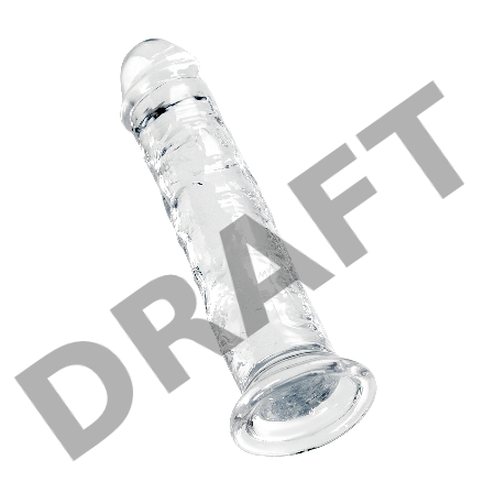 Фаллоимитатор A-Toys by TOYFA Ramot, TPE, прозрачный, 22 см