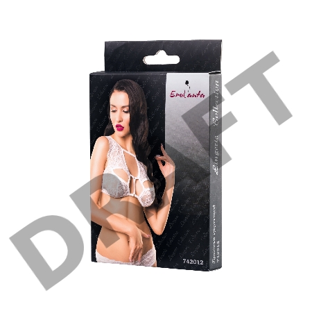 Бралетт кружевной Erolanta, белый (46-48)