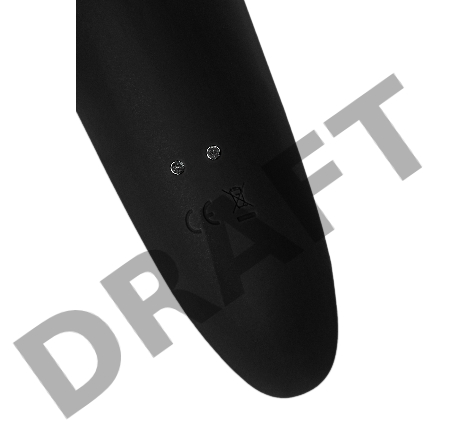 Нереалистичный вибратор Satisfyer Woman Wand, ABS пластик, черный, 34 см.