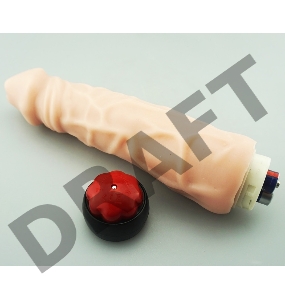 Крупный вибратор-реалистик Perfect Pleasure - 24 см.