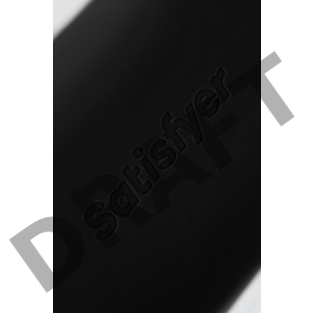 Нереалистичный вибратор Satisfyer Woman Wand, ABS пластик, черный, 34 см.