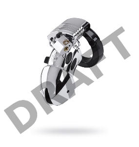 Электростимулятор Mystim Pubic Enemy No 1, хирургическая сталь, серебряный, 8,2 см