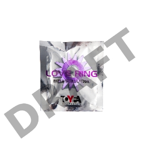 Эрекционное кольцо TOYFA, TPE, фиолетовый