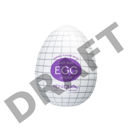 Нереалистичный мастурбатор TENGA № 3 Spider, TPE, белый, 6,1 см