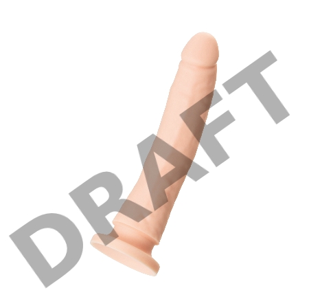 Фаллоимитатор RS Silicone Bradley C, телесный, 18,5 см