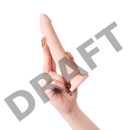 Фаллоимитатор RS Silicone Bradley C, телесный, 18,5 см