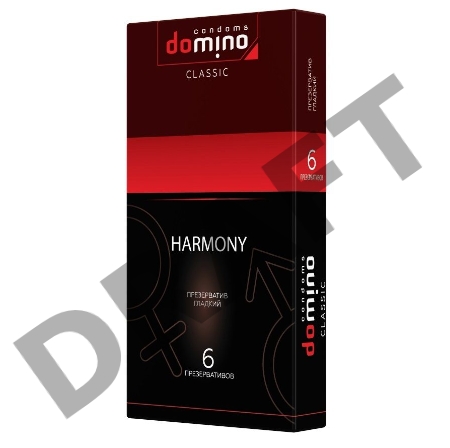 Презервативы Luxe DOMINO CLASSIC Harmony 6 шт, 18 см