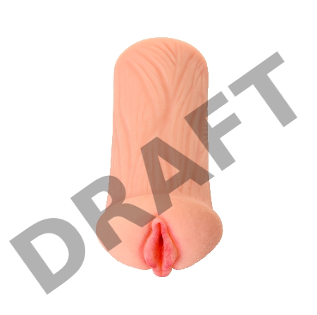 Мастурбатор реалистичный KOKOS ELEGANCE.001, TPR, бежевый, 16 см