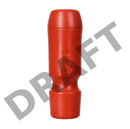 Мастурбатор вагина TOYFA  A-Toys Denna, TPE, красный, 24 см