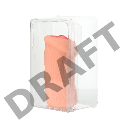 Мастурбатор реалистичный KOKOS ELEGANCE.001, TPR, бежевый, 16 см