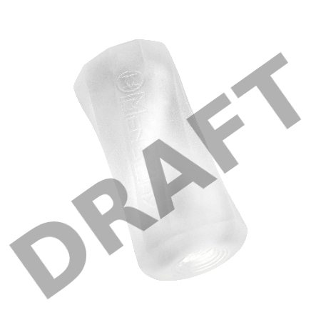 Мастурбатор нереалистичный MensMax XROSS BEADS×ROCK CLOSE, TPE, прозрачный, 14,2 см