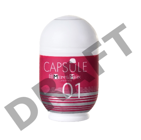 Мастурбатор нереалистичный MensMax CAPSULE 01 Dandara, TPE, розовый, 8 см