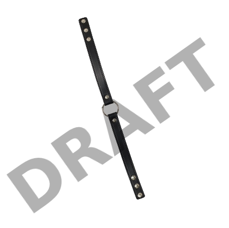 Черный ошейник Intrigue