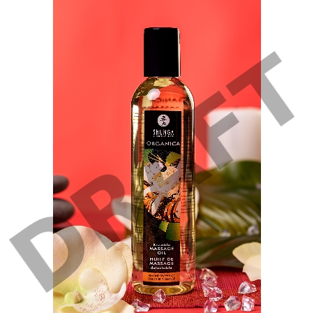 Масло для массажа Shunga Organica Almond Sweetness, натуральное, возбуждающее, миндаль, 240 мл