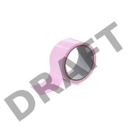 Fetish Tentation Розовый скотч для фиксации, 15 метров