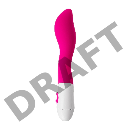 Нереалистичный вибратор TOYFA  A-Toys Mika, силикон, розовый, 19,8 см