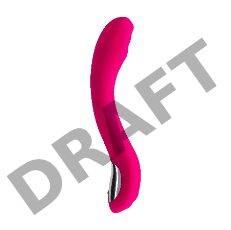 Нереалистичный вибратор LOVENSE Osci 2, силикон, розовый, 22 см