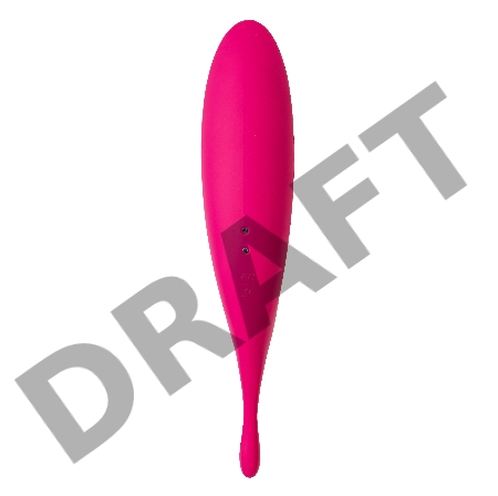 Вакуум-волновой бесконтактный стимулятор клитора Satisfyer Twirling Pro, силикон, красный