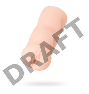 Мастурбатор реалистичный TOYFA AHH!, вагина, TPR, телесный, 12 см