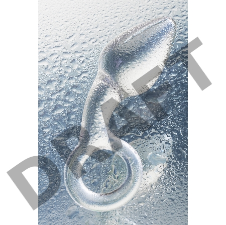 Анальная втулка Sexus Glass, стекло, прозрачная, 14,5 см, Ø 4 см