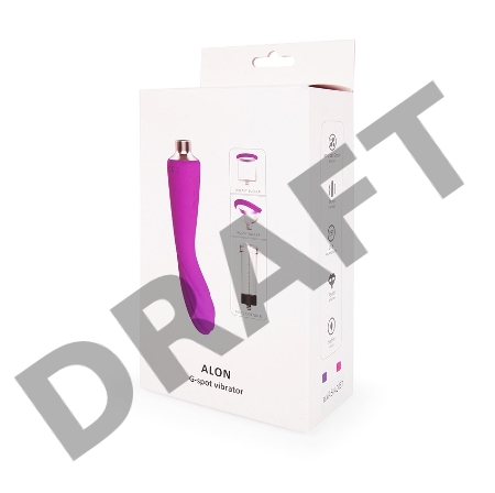 Розовый вибратор с вакуумной чашей Alon - 22 см.