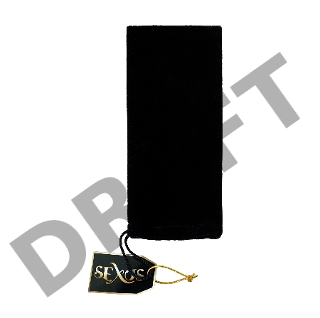 Стеклянный мини-вибратор Sexus Glass, стекло, черный, 10 см