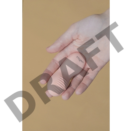 Вибрирующая насадка на палец Aliot, цвет персиковый (INFINITE)