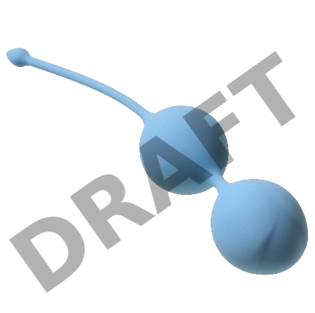 Голубые вагинальные шарики Fleur-de-lisa