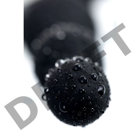 Анальная втулка POPO Pleasure by TOYFA Aquilae, водонепроницаемая, силикон, черная, 18 см, Ø 3 см