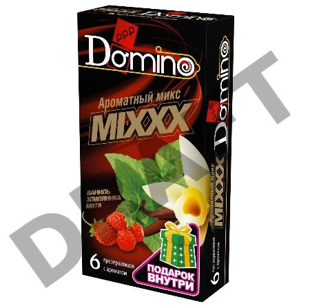 Ароматизированные презервативы DOMINO Ароматный микс - 6 шт.