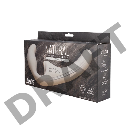 Гнущийся безремневой страпон Natural Temptation Biege 5011-01lola