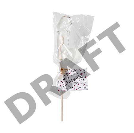 Леденец Sosuчki, «Пенис Pina colada», средний, прозрачный, 80гр.