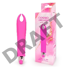 Розовый мини-вибратор для стимуляции эрогенных зон - 15,5 см.