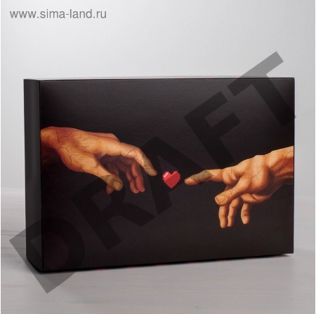 Складная коробка Love - 16 х 23 см.