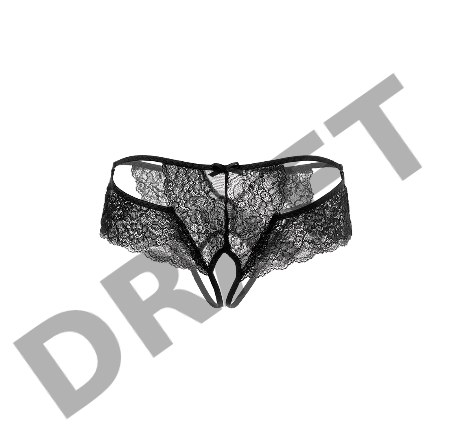 Эротические трусики Erolanta Felicity, черный (50-52)