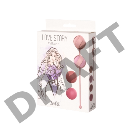Набор из 4 розовых вагинальных шариков Valkyrie