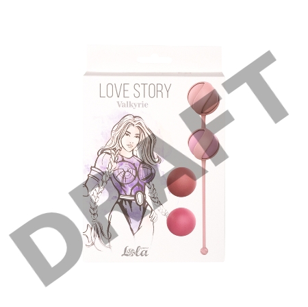 Набор из 4 розовых вагинальных шариков Valkyrie