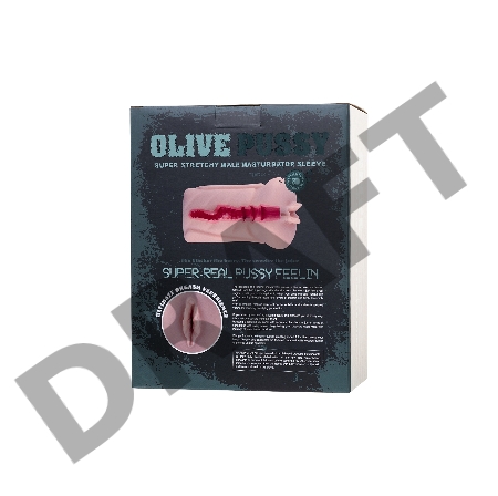 Мастурбатор реалистичный вагина Olive, XISE, TPR, телесный, 16.4 см.