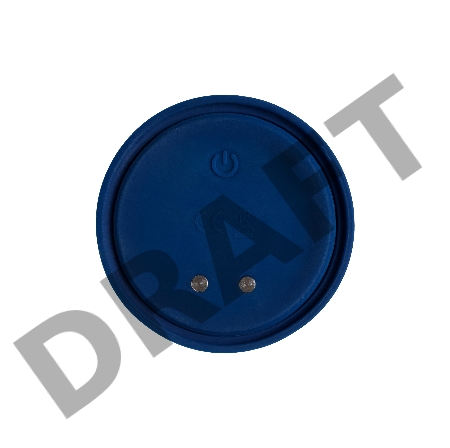 Анальная вибровтулка O'Play Prime с пультом ДУ, силикон, синий, 12 см.