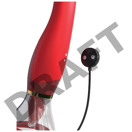 Двухсторонний вибростимулятор с помпой и имитатором языка ЛЮКС ВЕРСИЯ Fantasy For Her Ultimate Pleasure 24K Gold Luxury Edition